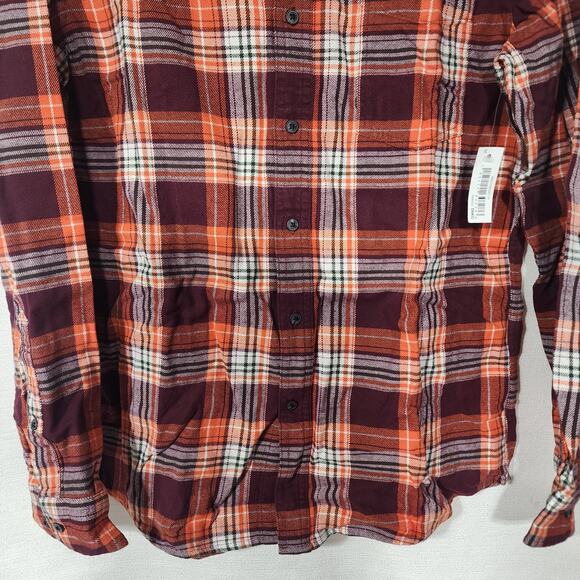 Men's Button Down Regular Fit Long Sleeve Plaid Flannel Shirts size medium - Picture 7 of 8